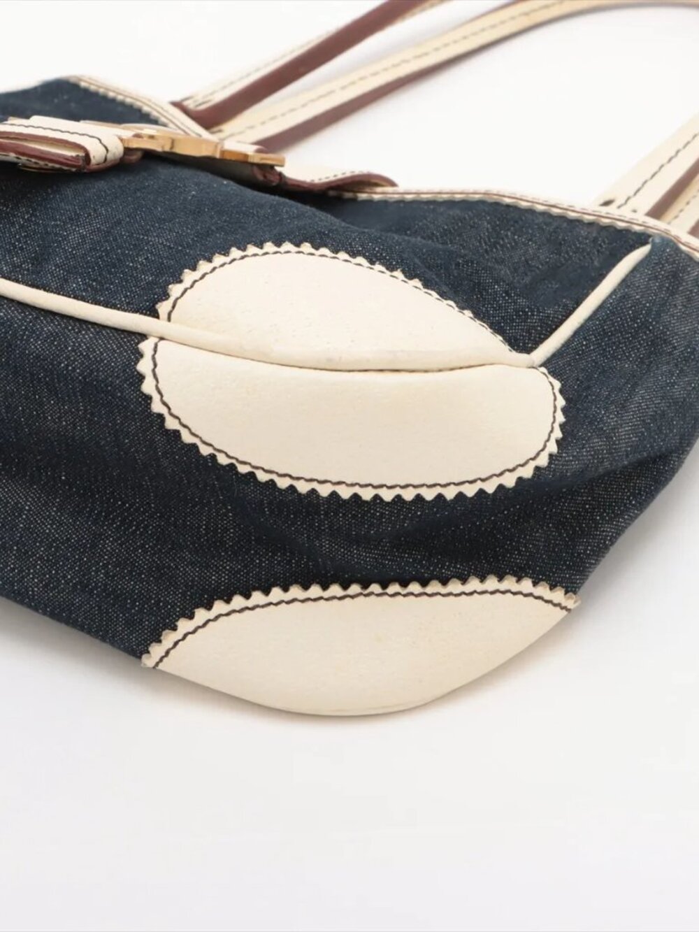 MIU MIU DENIM SHOULDER BAG J17 - Picture 3 of 14